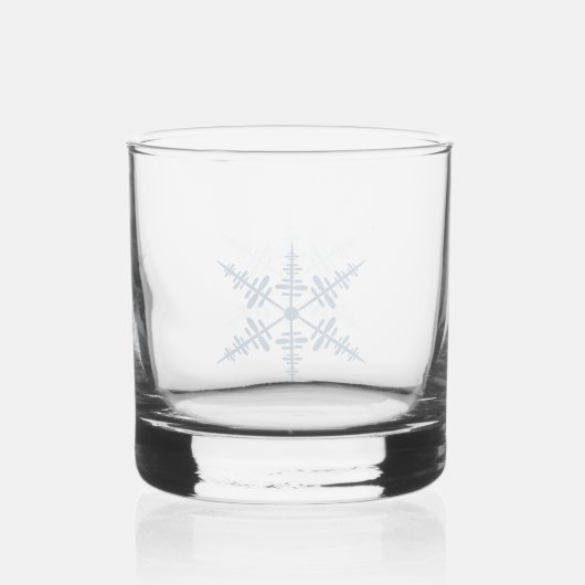 Snowflake Whisky Glas (Achterkant)