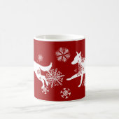 Snowflake White German Shepherd Dog Koffiemok (Center)