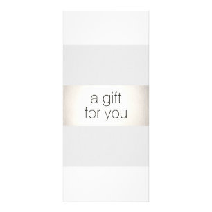 Snowflake White Silver Salon Spa Cadeaucertificaat Reclamekaart