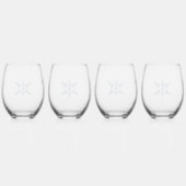 Snowflake Wijnglas Zonder Voet (Links)