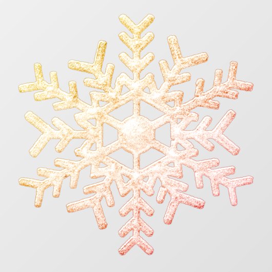 Snowflake Window Cling Raamsticker (Vel)