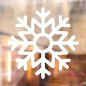 Snowflake Window Cling Raamsticker (Vel 2)