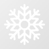 Snowflake Window Cling Raamsticker (Vel)