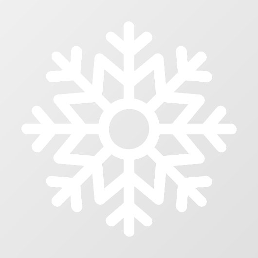 Snowflake Window Cling Raamsticker (Vel)