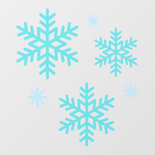 Snowflake Window Cling Raamsticker (Vel)