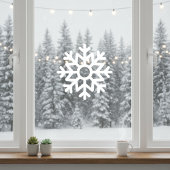 Snowflake Window Cling Raamsticker