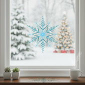 Snowflake Window Cling Raamsticker