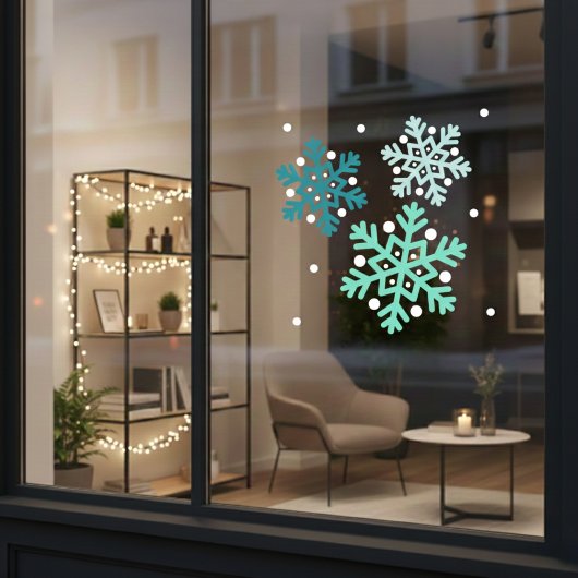 Snowflake Window Cling Raamsticker