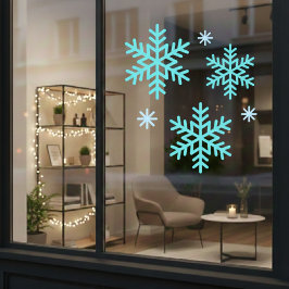 Snowflake Window Cling Raamsticker