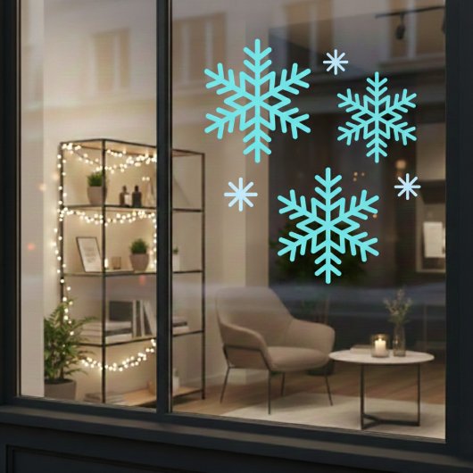Snowflake Window Cling Raamsticker