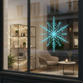 Snowflake Window Cling Raamsticker