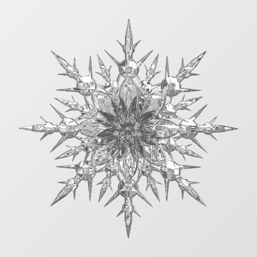 Snowflake Window Cling Raamsticker (Vel)
