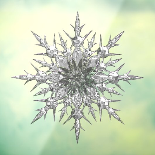 Snowflake Window Cling Raamsticker (Vel 3)