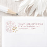 Snowflake Winter Baby shower Adreslabel – Goud Etiket<br><div class="desc">Snowflake Winter Baby shower Address Label – Gold Glitter Return Mailing Sticker Voeg een vleugje glans toe aan uw e-mail met dit sneeuwvlok winter baby shower retour adreslabel, met zachte wintertinten en faux gold glitter accenten. Ideaal voor het verzegelen van enveloppen voor winterse baby showers, vakantiepassen of seizoensgebonden feestuitnodigingen. ❄️...</div>