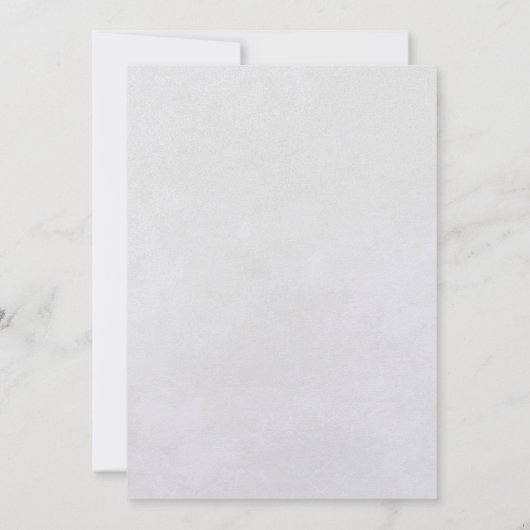 Snowflake Winter Bridal Shower Kaart (Achterkant)