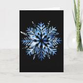 Snowflake Winter Christmas Matching  Kaart (Voorkant)
