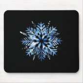 Snowflake Winter Christmas Matching Muismat (Voorkant)
