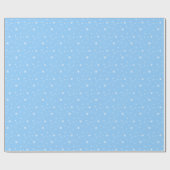 Snowflake Winter Holiday Wrapping Paper Cadeaupapier (Vlak)