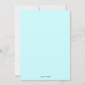 Snowflake Winter Nederland eerste verjaardag Uitno Kaart (Achterkant)