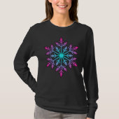 SNOWFLAKE-Winter Sport, Snowboard, Ski, Weer T-shirt (Voorkant)