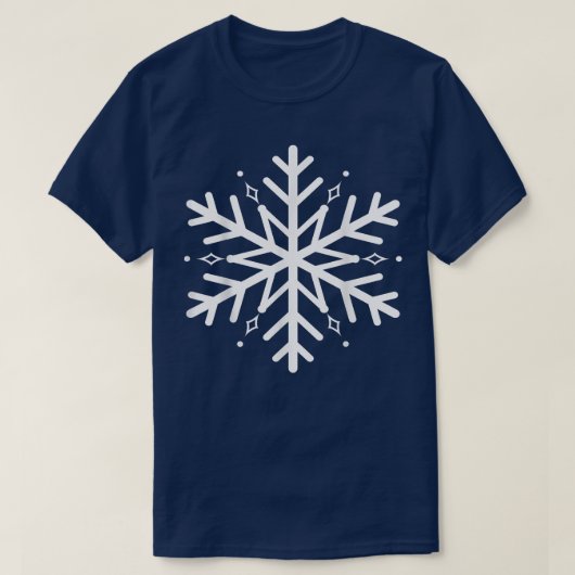 Snowflake winter Uniek grafisch T-shirt (Design voorkant)
