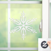 Snowflake Winter Vinyl Window Cling Raamsticker (Huis)