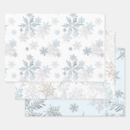 Snowflake Winter Wonderland Inpakpapier Vel