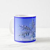 Snowflake, Winter Wonderland Koffiemok (Voorkant links)