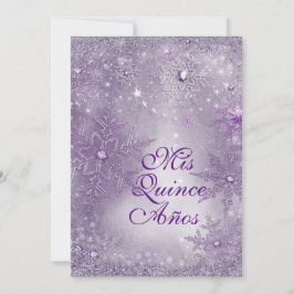 Snowflake Winter Wonderland Uitnodigingen