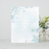 Snowflake, winterkantoorbenodigdheden (Staand voorkant)