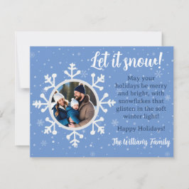 Snowflake Wishes Vakantie Flat Kaart