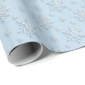 Snowflake Wonderland Wrapping Paper Cadeaupapier (Rol Hoek)