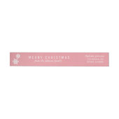 Snowflake Wrap rond de Etiketten van het Adres van (Individueel)
