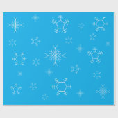 Snowflake Wrapping Paper Cadeaupapier (Vlak)