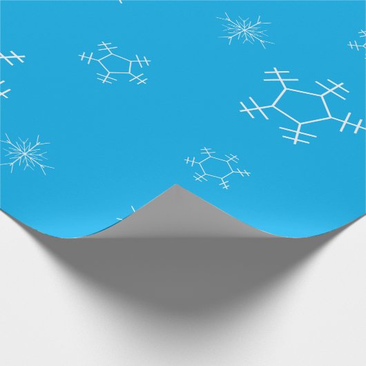 Snowflake Wrapping Paper Cadeaupapier (Hoek)