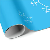 Snowflake Wrapping Paper Cadeaupapier (Rol Hoek)