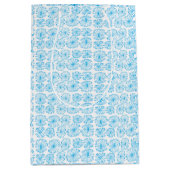 Snowflake Wrapping Paper Medium Cadeauzakje (Voorkant)