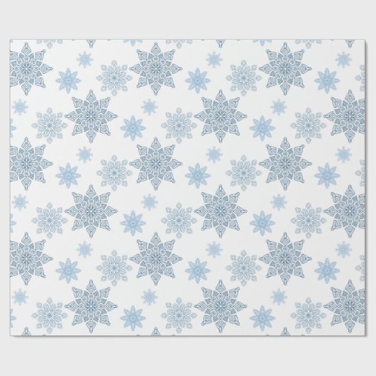 Snowflake wrapppapier cadeaupapier (Vlak)