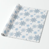 Snowflake wrapppapier cadeaupapier (Uitgerold)