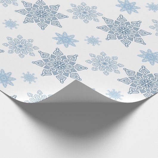 Snowflake wrapppapier cadeaupapier (Hoek)