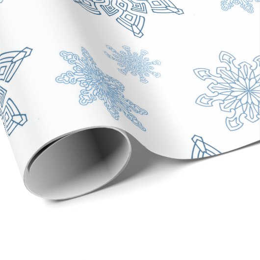 Snowflake wrapppapier cadeaupapier (Rol Hoek)