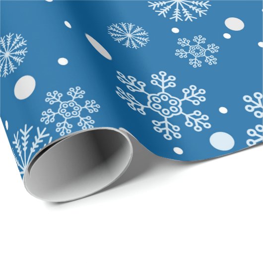 Snowflake wrapppapier cadeaupapier (Rol Hoek)