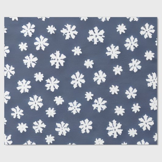 Snowflake wrapppapier cadeaupapier (Vlak)