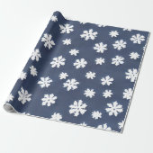 Snowflake wrapppapier cadeaupapier (Uitgerold)