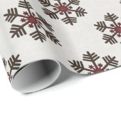 Snowflake wrapppapier cadeaupapier (Rol Hoek)