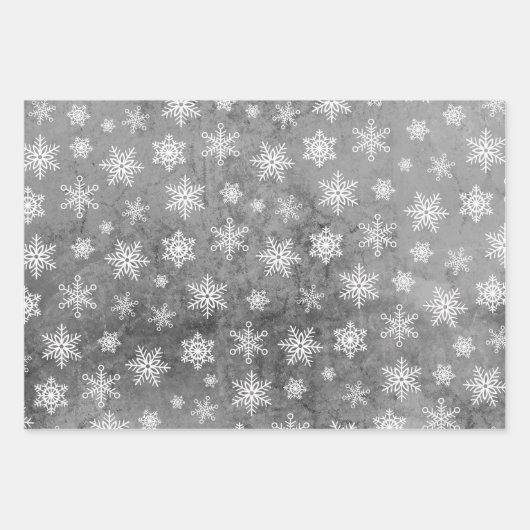 Snowflake wrapppapier - Helderkleurige kerstavond Inpakpapier Vel (Voorkant)