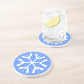 Snowflake Zandsteen Onderzetter (Zijkant)