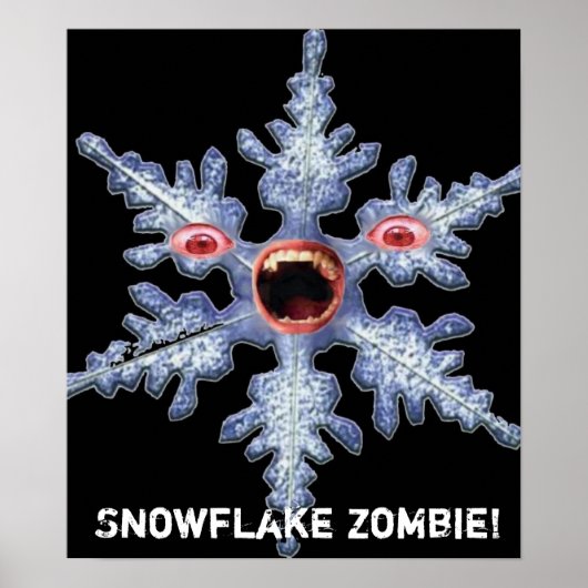 Snowflake Zombie! Poster (Voorkant)