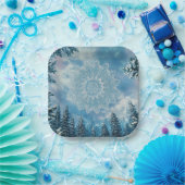 SnowFlakeFrost Papieren Bordje (Feest)