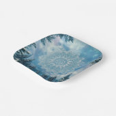 SnowFlakeFrost Papieren Bordje (Gebogen)